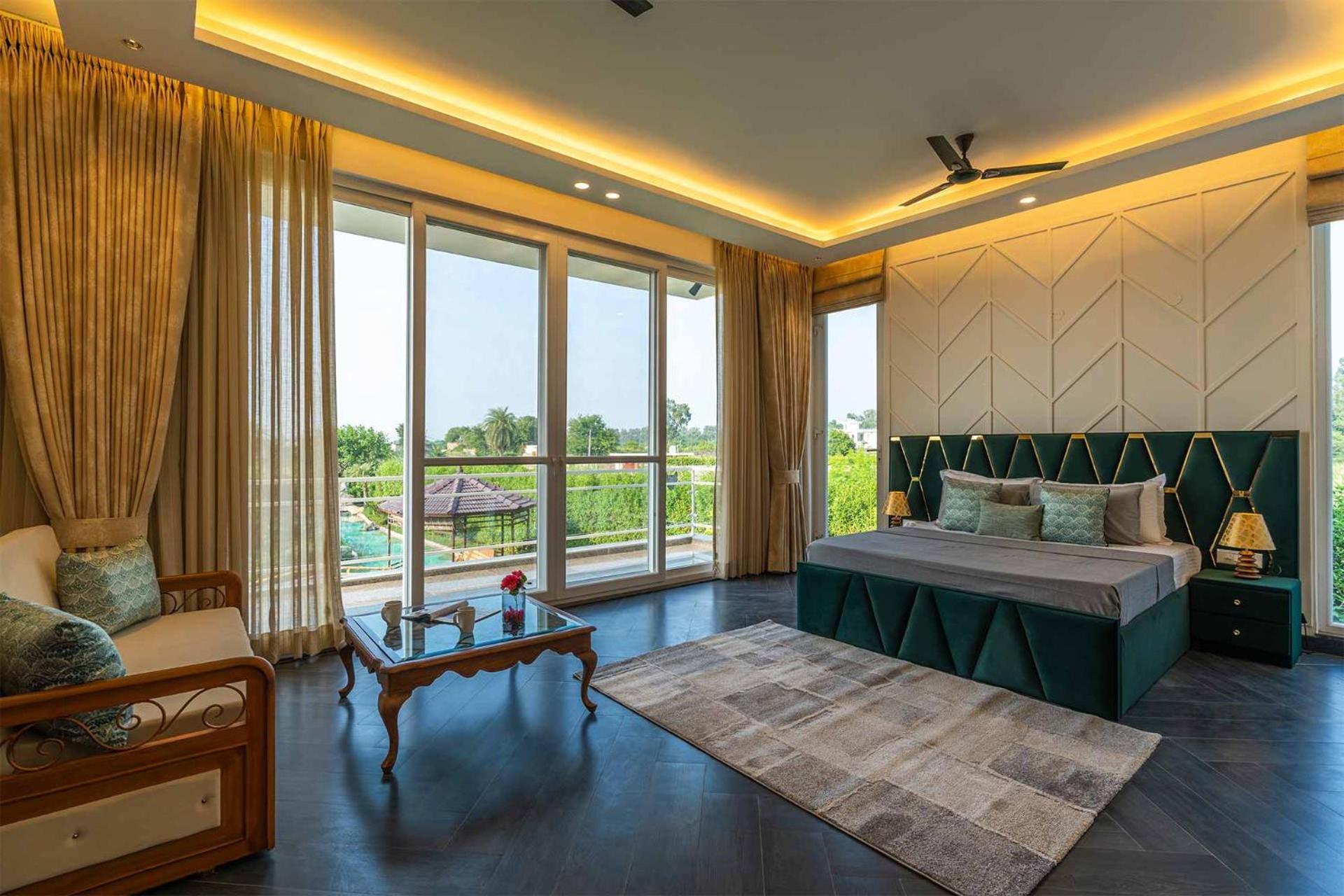 Stayvista At Serenity Farms With Pool, Lawn, Bonfire & Bbq Sohna 외부 사진